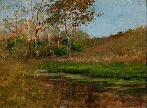 Still Water, 1894, Antônio Parreiras