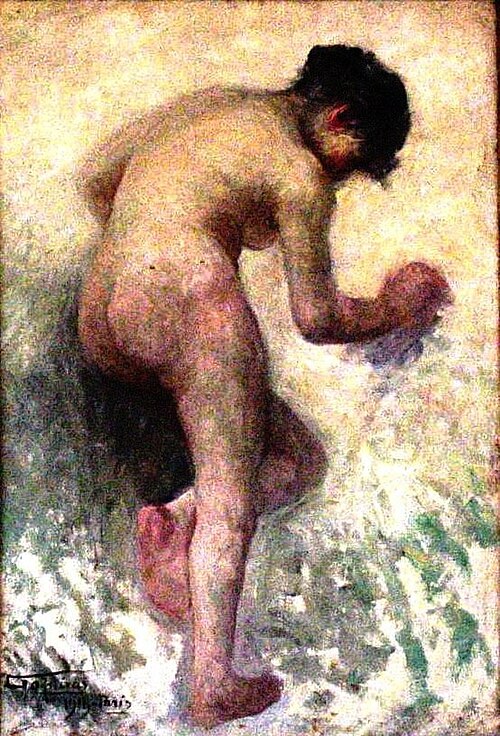 Estudo de Nu Feminino, 1916, Antônio Parreiras
