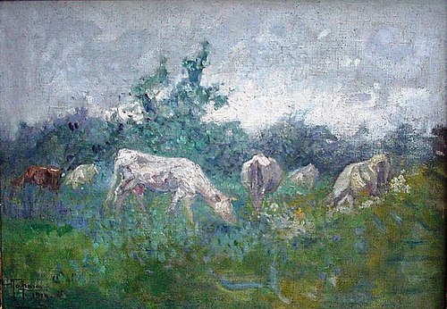 Bois Pastando, 1910, Antônio Parreiras