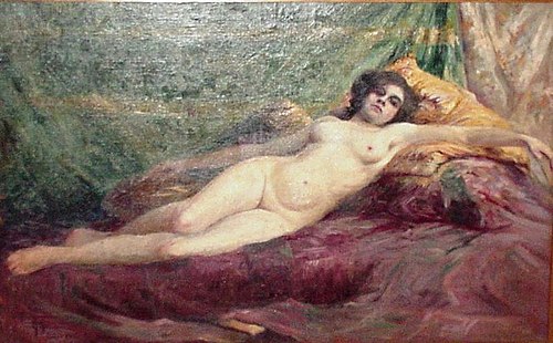 Dolorida - Paris, França (Estudo), 1910, Antônio Parreiras