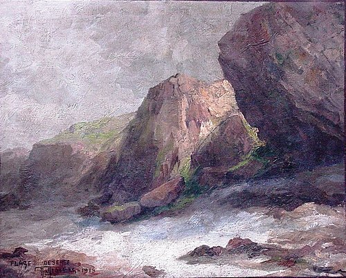 Plage Deserte, 1918, Antônio Parreiras