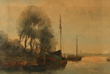 Embarcations, 1921, Antônio Parreiras
