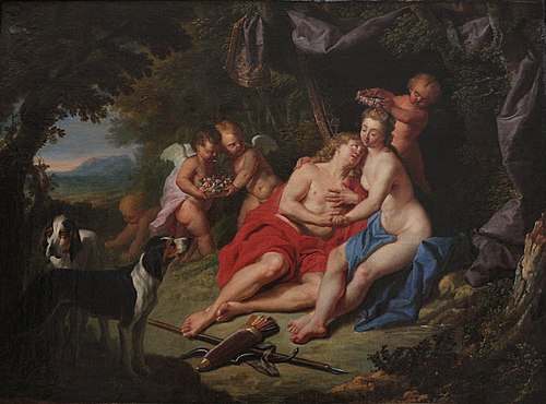 Vénus et Adonis, 1800, Jacques Ignatius de Roore