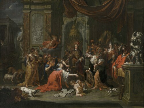 The City of Antwerp pay tribute to the Austrian dynasty, 1716, Jacques Ignatius de Roore