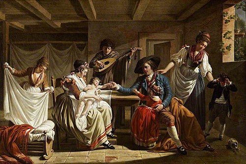 L'Heureuse Famille, 1793, Jacques Henri Sablet