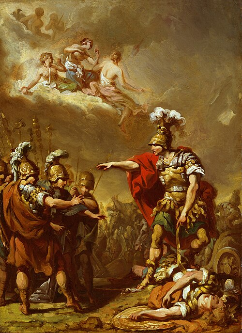 The Death of Pallas, 1778, Jacques Henri Sablet