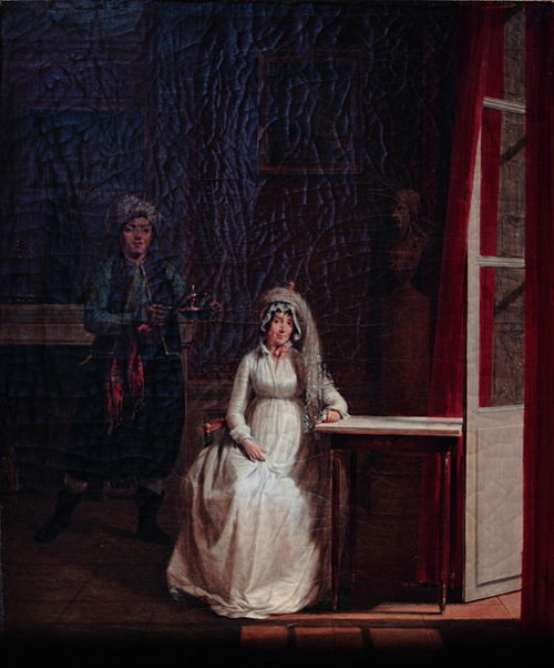 Portrait de Letizia Bonaparte, , Jacques Henri Sablet
