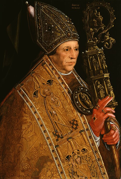 Portrait of St Nicholas, 1563, Jacob de Punder
