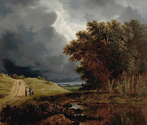 The Edge of a Forest, Storm Coming On, 1826, James Arthur O'Connor