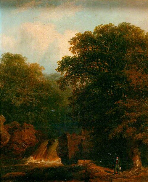 A Waterfall, 1838, James Arthur O'Connor