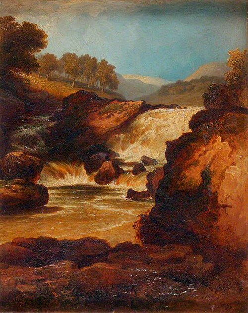 A Waterfall, 1838, James Arthur O'Connor