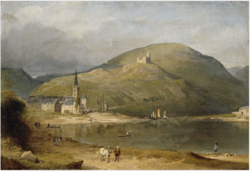 Bernkastel on the Moselle, 1834, James Arthur O'Connor