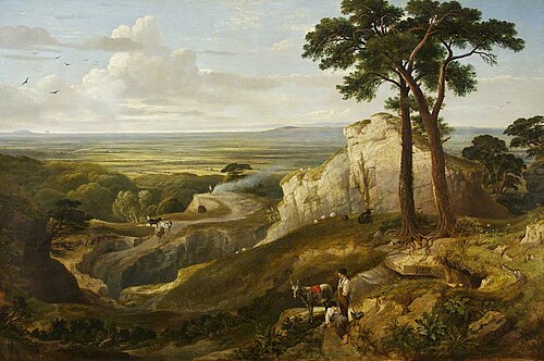 View from the Mendips, 1840, James Baker Pyne