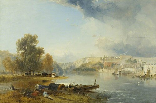 Clifton from Ashton Meadows, 1836, James Baker Pyne