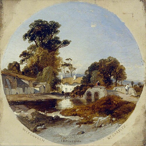 View at Whitchurch, 1843, James Baker Pyne