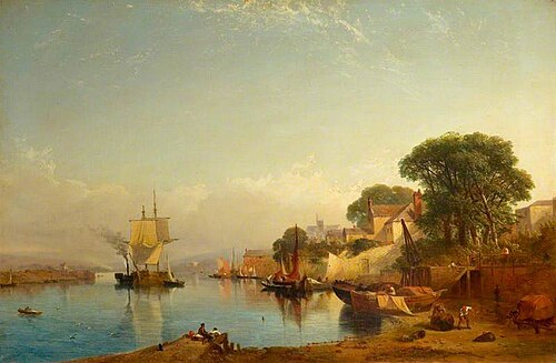The Menai Strait, 1846, James Baker Pyne