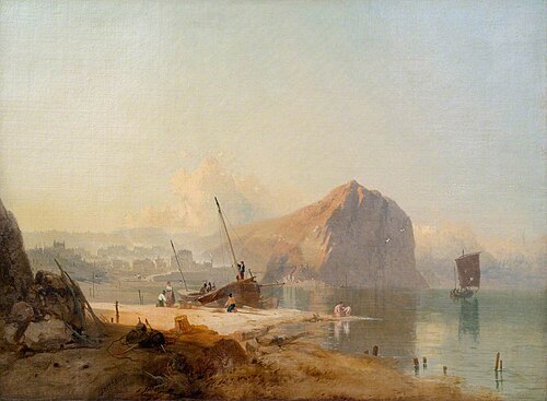 Staithes, Fishing Town on the Yorkshire Coast, 1847, James Baker Pyne