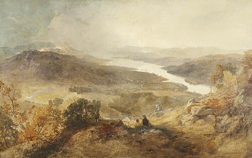 Lake Windermere from Orrest Head, 1849, James Baker Pyne