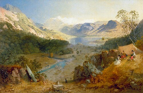 Thirlmere, Cumberland, 1867, James Baker Pyne