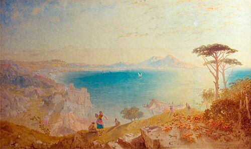 The Bay of Naples, 1868, James Baker Pyne