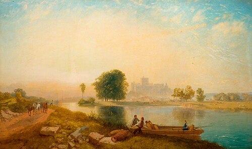 Windsor Castle, Morning, 1869, James Baker Pyne