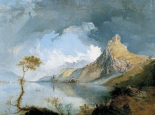 Scene on the Rhine, , James Baker Pyne