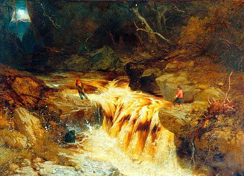 The Salmon Leap, , James Baker Pyne