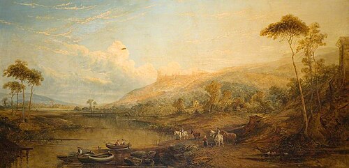 Evening, Arundel Castle, Sussex, , James Baker Pyne
