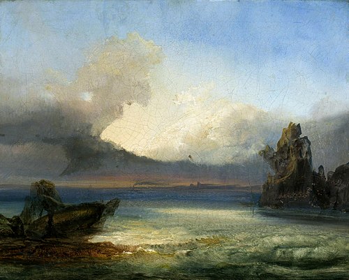 Marine landscape., 1833, James Baker Pyne