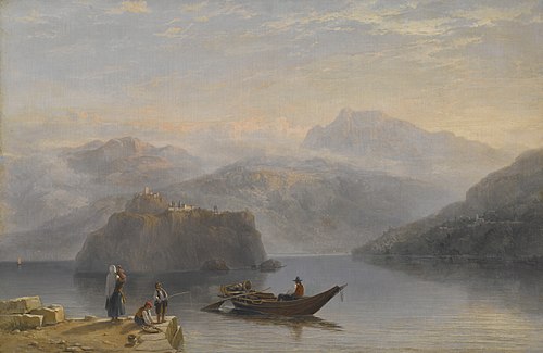 Lago Maggiore (?), 1860, James Baker Pyne
