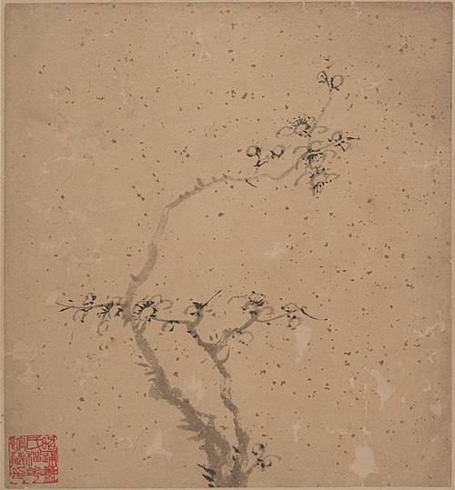 Blossoming Plum, 1840, Tang Yifen