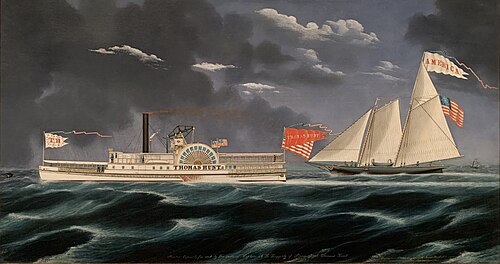 The Thomas Hunt and the America, 1852, James Bard