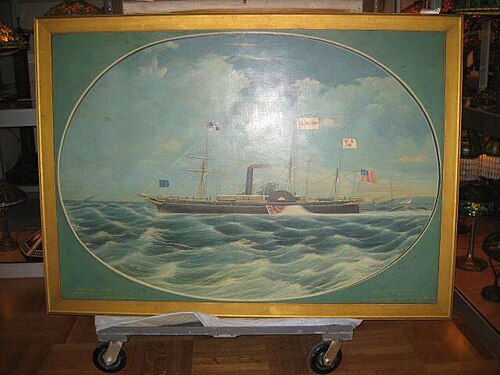 Steamboat "El Dorado", 1851, James Bard