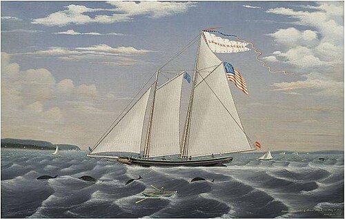 Schooner "Lewis R. Mackey", 1854, James Bard