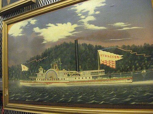 Steamboat "Syracuse", 1858, James Bard