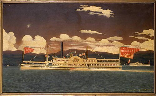 Steamboat "Broadway", 1858, James Bard
