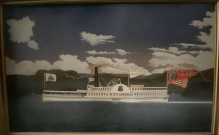 Steamboat "Metamora", 1858, James Bard
