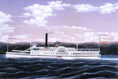 Steamboat Arrowsmith, 1869, James Bard