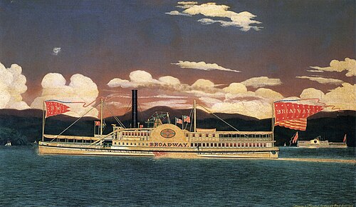 Steamer Broadway, 1858, James Bard