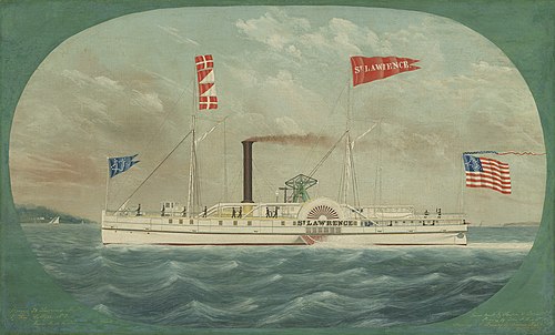 Steamer "St. Lawrence", 1850, James Bard