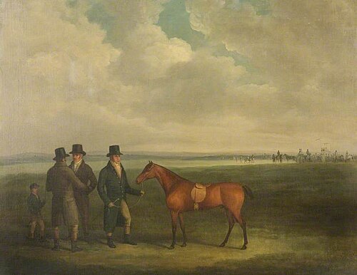 Racehorse with Trainers, 1812, James Barenger