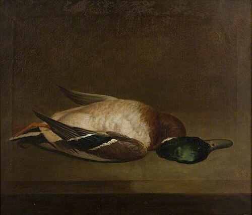 Still Life with a Mallard, 1824, James Barenger