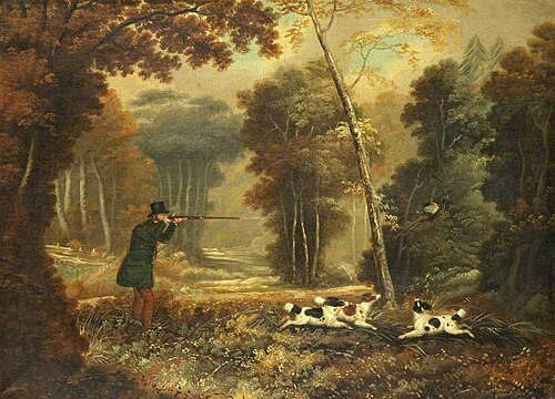 Pheasant Shooting, 1805, James Barenger