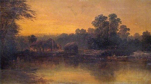 Unidentified Stretch of the River Thames, , James Baylis Allen