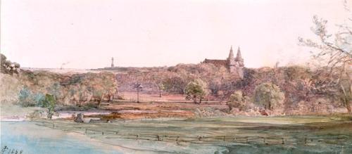 James Cassie - St Machar's Cathedral (looking East), 1868, James Cassie