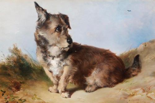 A Terrier Dog, 1852, James Cassie