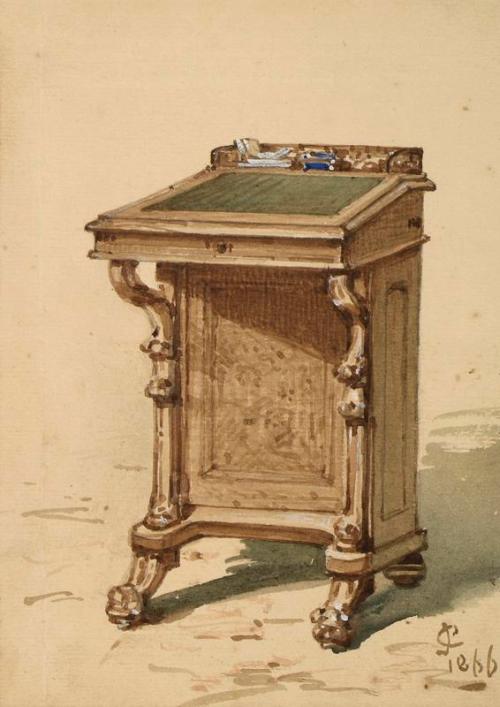 Writing Desk - James Cassie, 1866, James Cassie