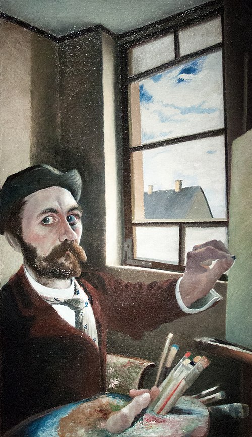 Autoportrait, 1896, Tivadar Kosztka Csontváry