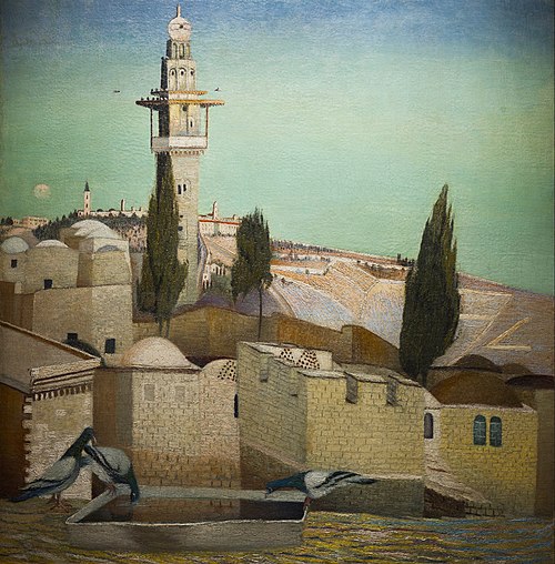 The Mount of Olives in Jerusalem, 1905, Tivadar Kosztka Csontváry