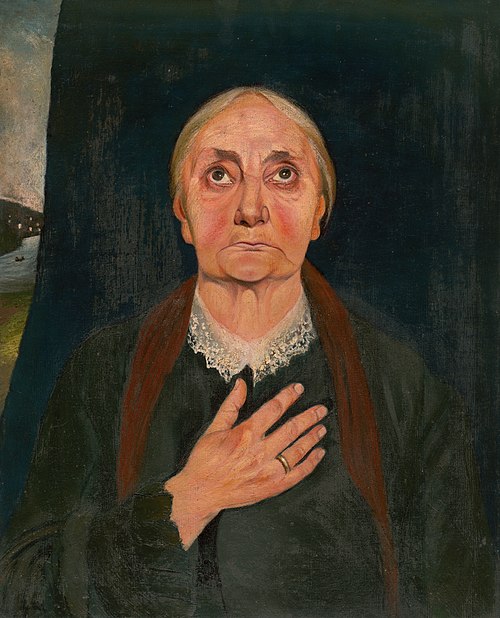 Praying Old Lady, 1900, Tivadar Kosztka Csontváry